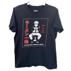 Naruto Shippuden Ichiraku Ramen Shop Hungry Graphic Tee Shirt / Size S